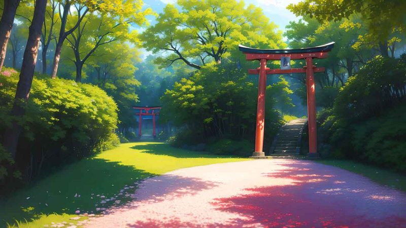 Torii Gate in japan for desktop wallpaper