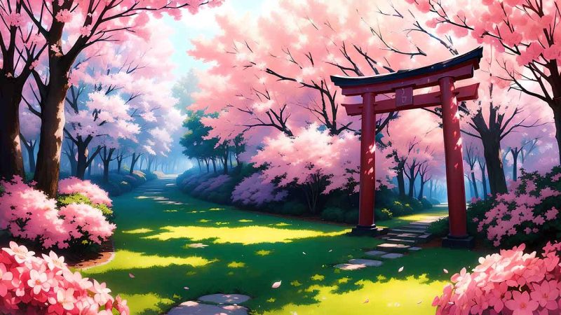 Torii Gate in japan for desktop wallpaper