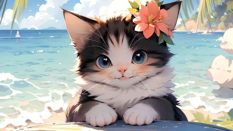 Cute Cat Wallpaper for PC