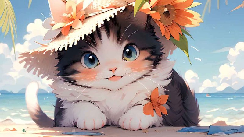 Cute Cat Wallpaper for PC