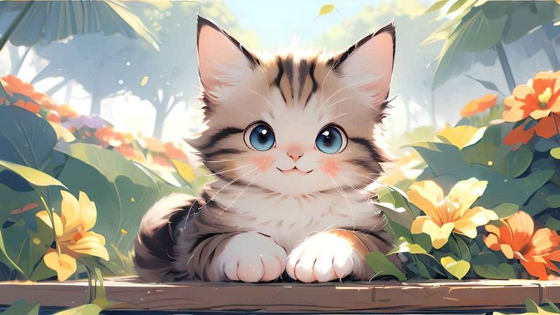 Cute Cat Wallpaper for PC