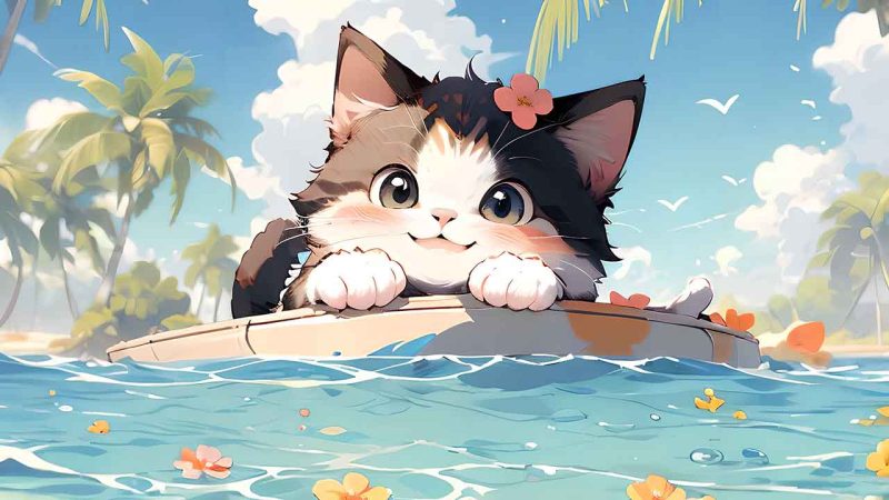 Cute Cat Wallpaper for PC