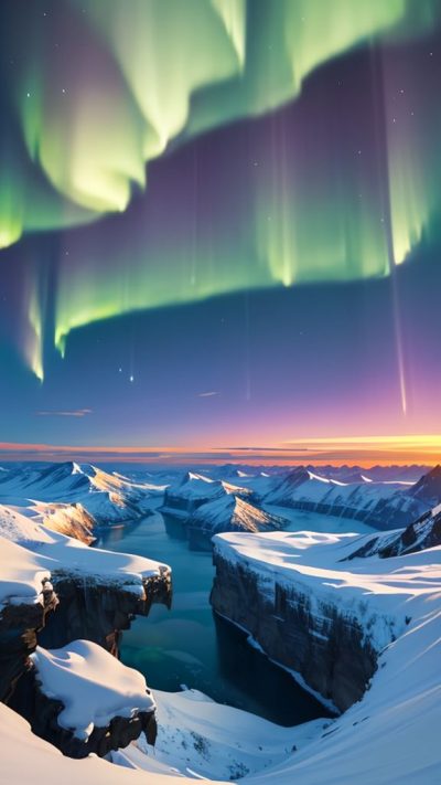 Aurora borealis for phone wallpaper