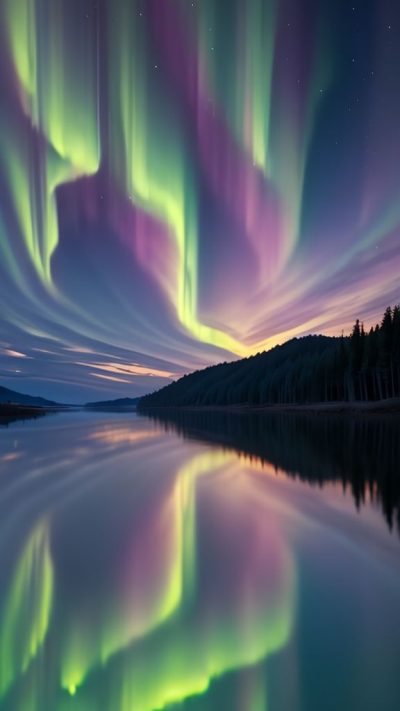 Aurora borealis for phone wallpaper