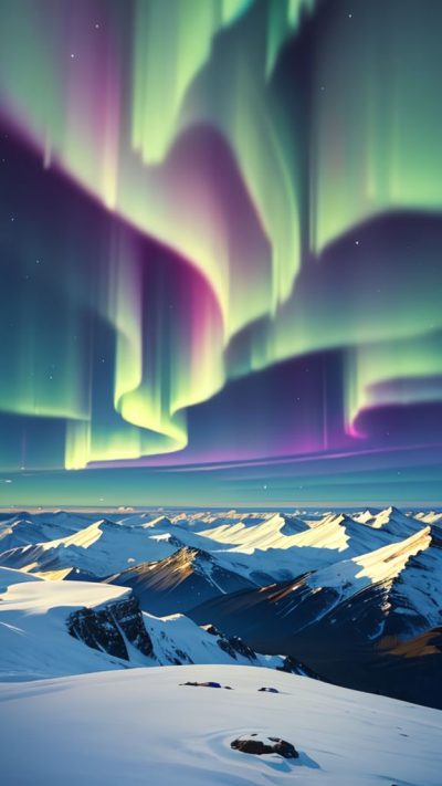 Aurora borealis for phone wallpaper