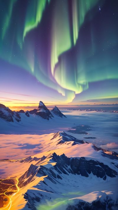 Aurora borealis for phone wallpaper