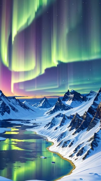 Aurora borealis for phone wallpaper