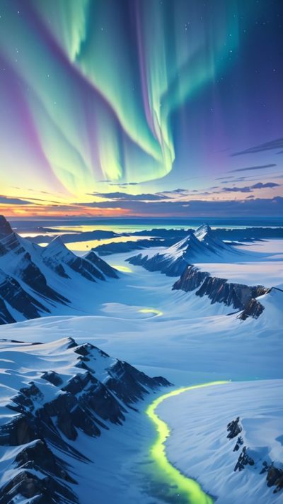 Aurora borealis for phone wallpaper