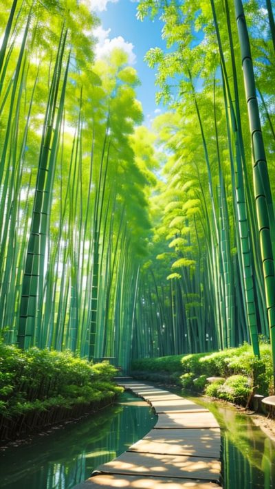 Bamboo Forest for phone wallpaper