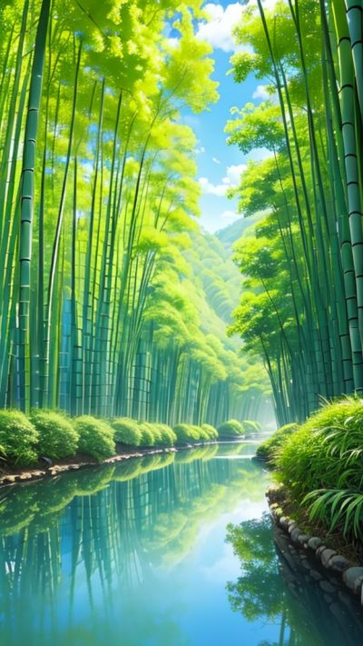 Bamboo Forest for phone wallpaper