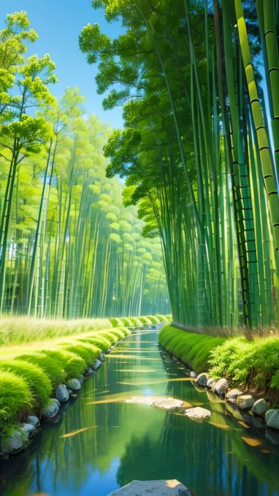 Bamboo Forest for phone wallpaper