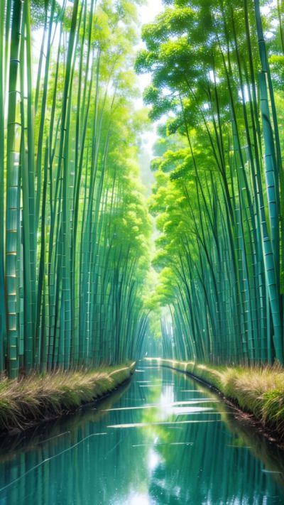 Bamboo Forest for phone wallpaper