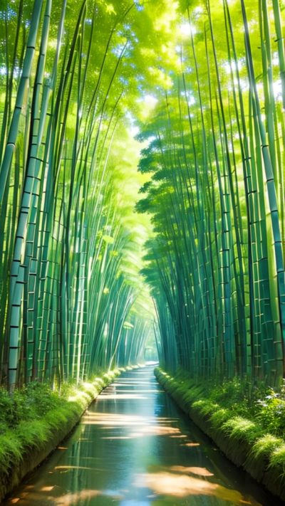 Bamboo Forest for phone wallpaper