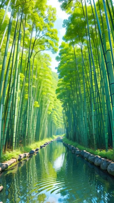 Bamboo Forest for phone wallpaper