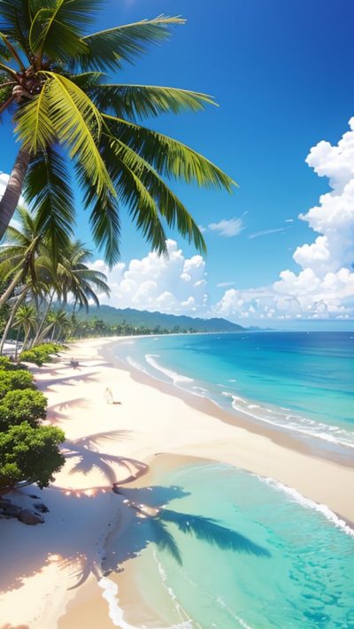 Beautiful Beach for phone wallpaper