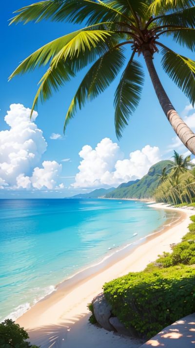 Beautiful Beach for phone wallpaper