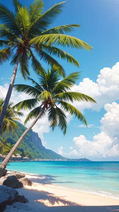 Beautiful Beach for phone wallpaper