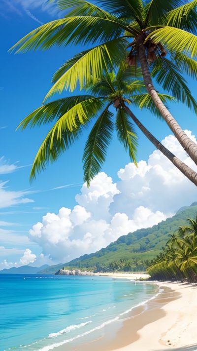 Beautiful Beach for phone wallpaper