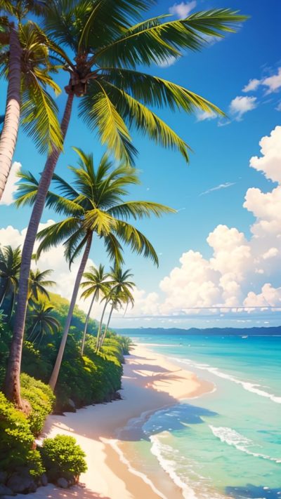 Beautiful Beach for phone wallpaper