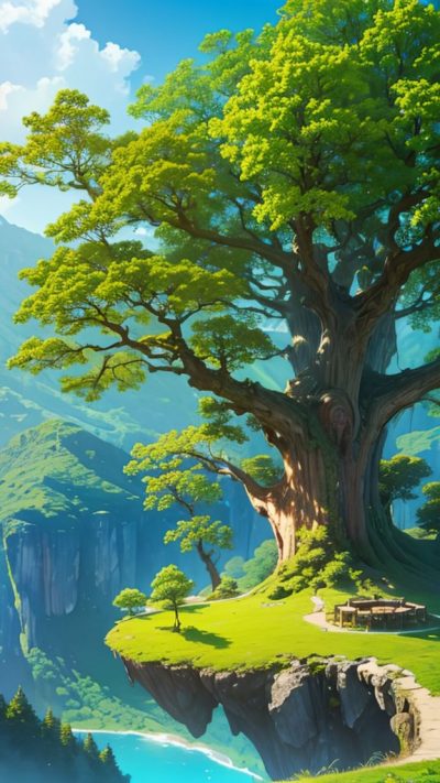 Big Old Tree for phone wallpaper