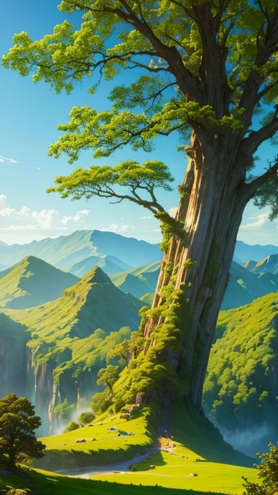 Big Old Tree for phone wallpaper