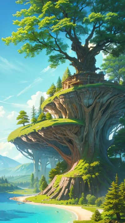 Big Old Tree for phone wallpaper