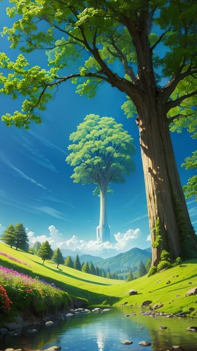 Big Old Tree for phone wallpaper