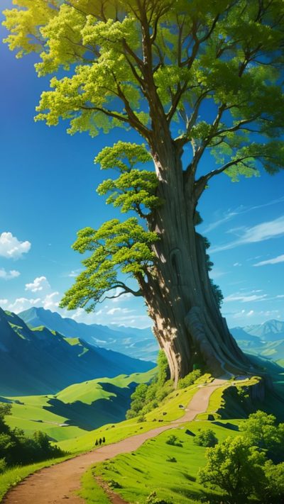 Big Old Tree for phone wallpaper