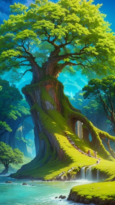 Big Old Tree for phone wallpaper