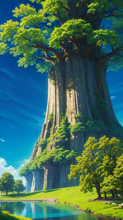 Big Old Tree for phone wallpaper