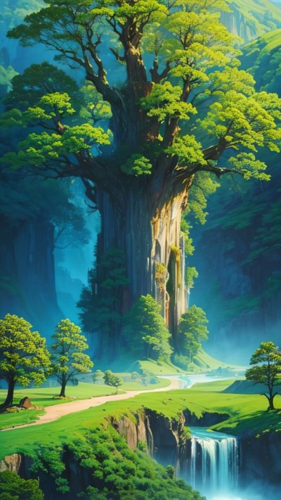 Big Old Tree for phone wallpaper