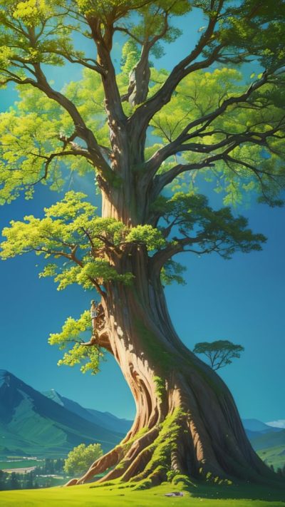 Big Old Tree for phone wallpaper