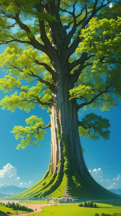 Big Old Tree for phone wallpaper