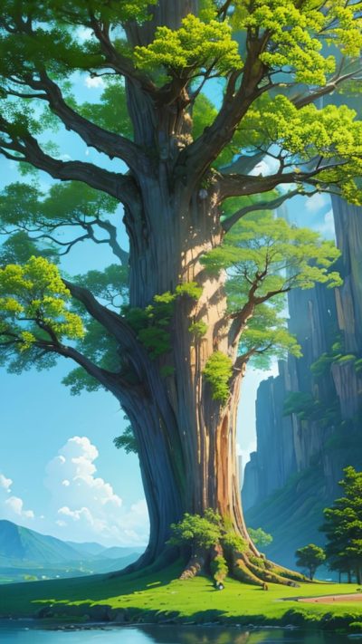 Big Old Tree for phone wallpaper