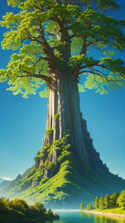 Big Old Tree for phone wallpaper