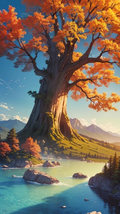 Big Old Tree for phone wallpaper