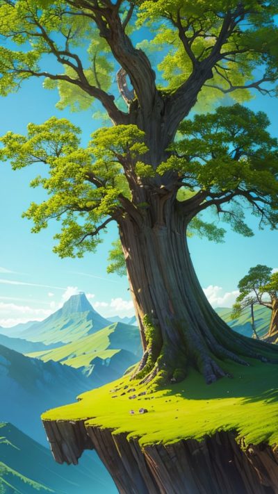 Big Old Tree for phone wallpaper