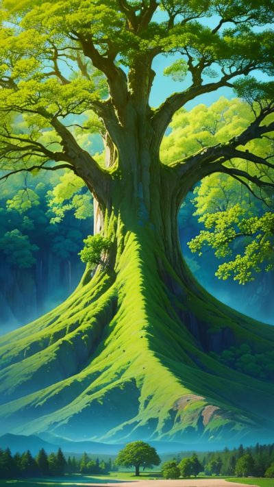 Big Old Tree for phone wallpaper