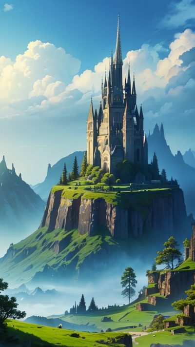 Fantasy Landscape for phone wallpaper