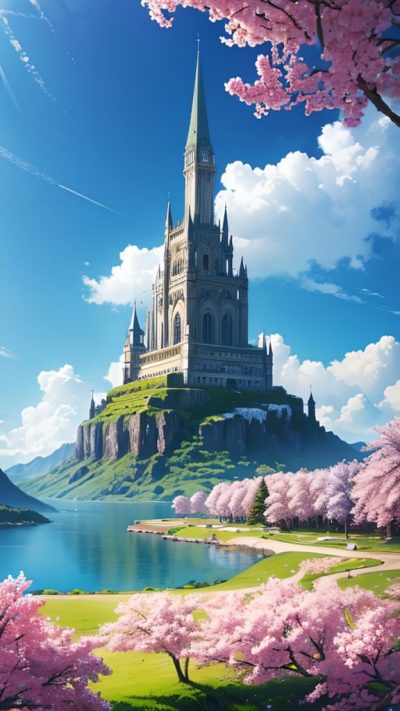 Fantasy Landscape for phone wallpaper