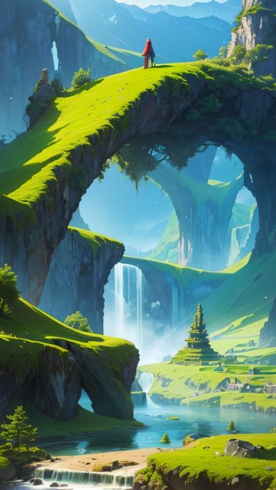 Fantasy Landscape for phone wallpaper