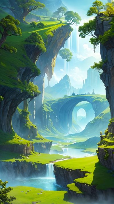 Fantasy Landscape for phone wallpaper