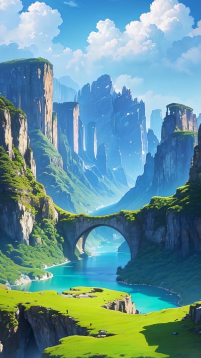 Fantasy Landscape for phone wallpaper