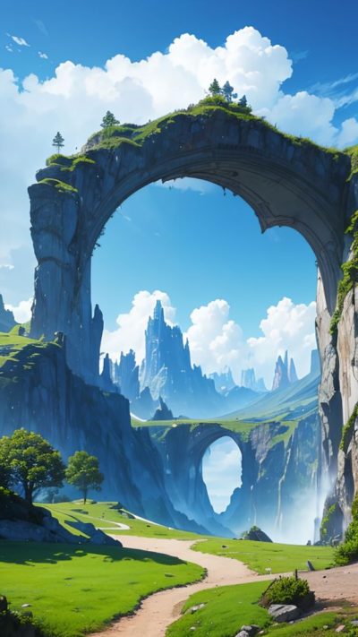 Fantasy Landscape for phone wallpaper