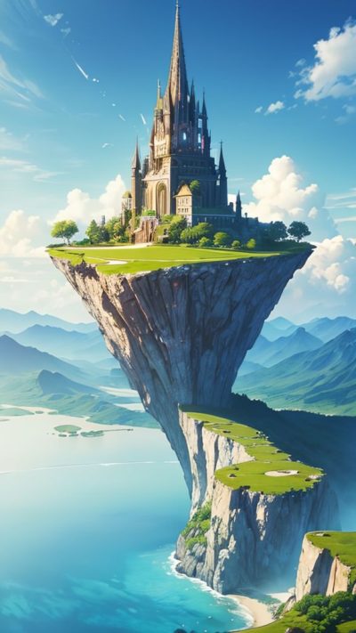 Fantasy Landscape for phone wallpaper