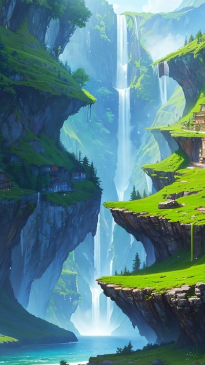 Fantasy Landscape for phone wallpaper