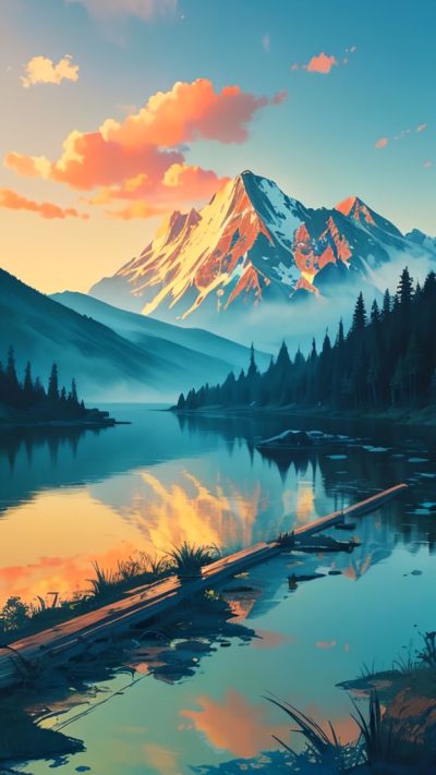 Landscape Hippie Art for phone wallpaper