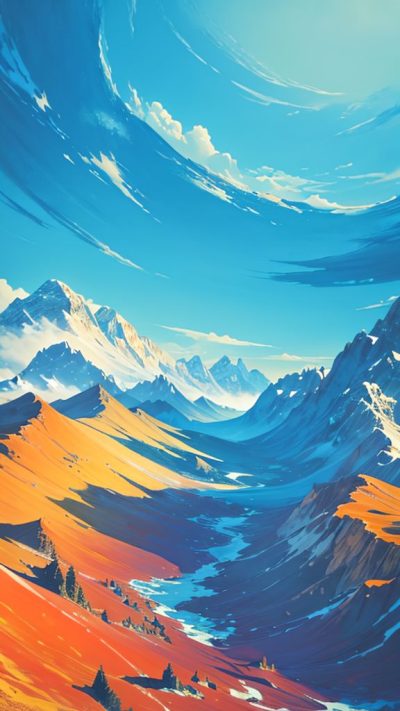 Landscape Hippie Art for phone wallpaper