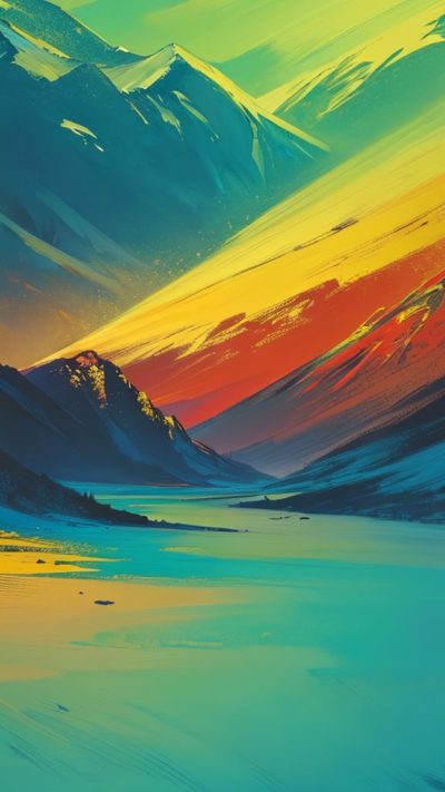 Landscape Hippie Art for phone wallpaper