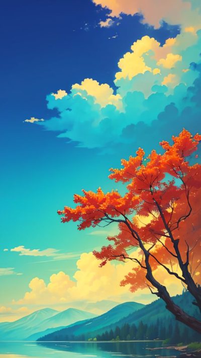 Landscape Hippie Art for phone wallpaper